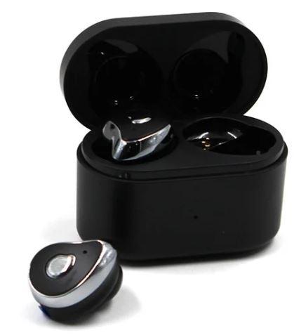 Навушники безпровідні Bluetooth HBQ SE6 з кейсом, чорні 6937