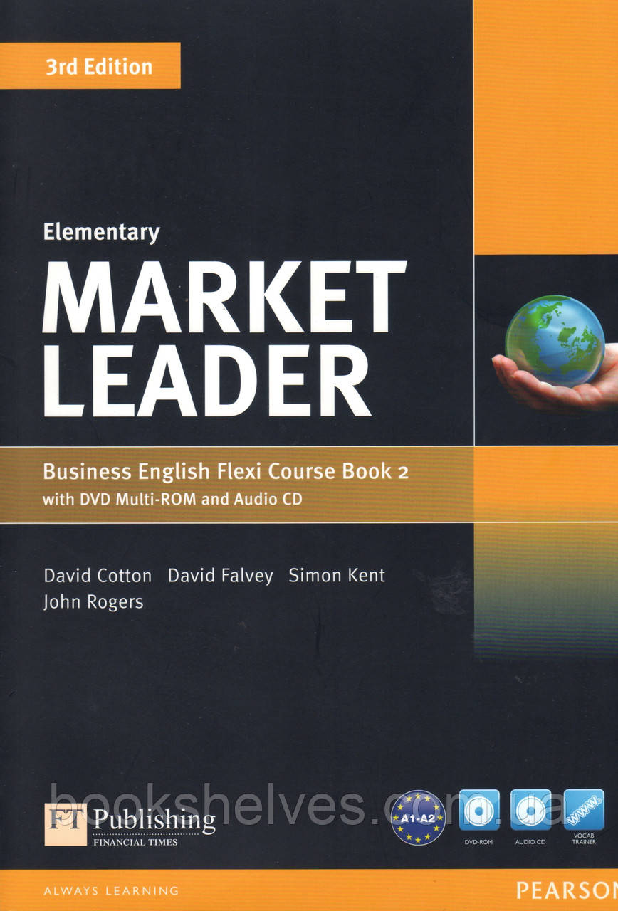 Учебник Market Leader 3rd Elementary Flexi 2 +DVD+CD Student's book