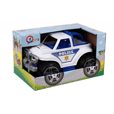Іграшка машинка пластикова "позашляховик ТехноК", поліцейський у подарунковій коробці арт. 5002