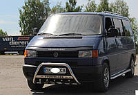 Кенгурятник с лого (защита переднего бампера) Volkswagen T4 (Transporter) 1990-2003