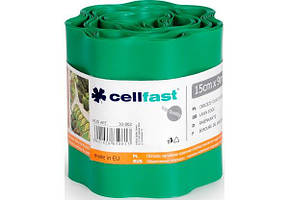 Бордова стрічка Cellfast хвиляста зелена 15 см × 9 м