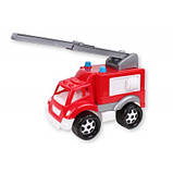 Іграшка машинка пластикова Пожежна машина ТехноК (у коробці), арт. 5392, фото 3