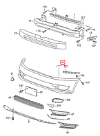 Бампер передній VW Passat B7 USA 2011-2015 561807217B GRU