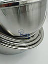 Миска для змішування з нержавіючої сталі 11 літрів Ø 36 см GA Династія 24067, фото 4