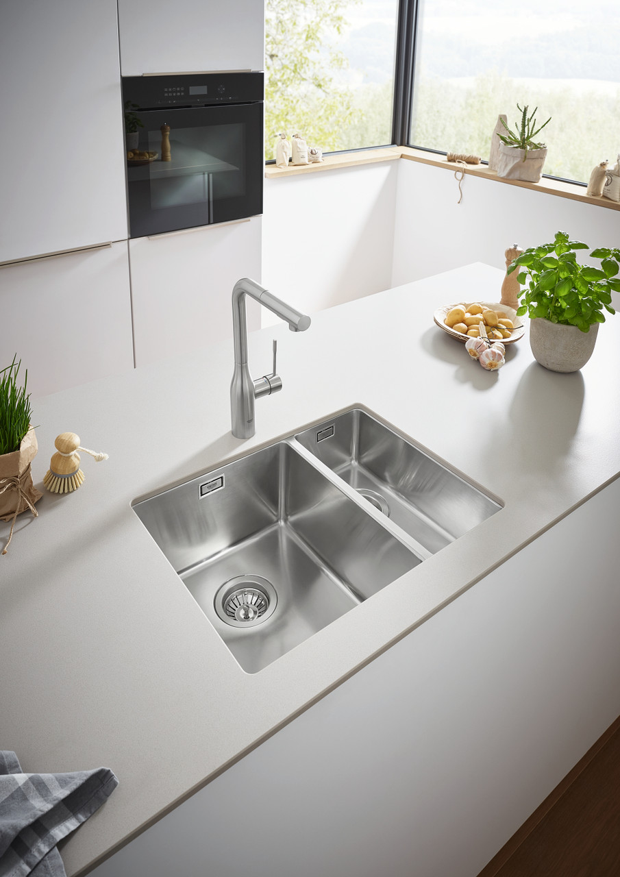 Подвійна мийка Grohe EX Sink 31577SD0 серія K700U Undermount 5844