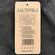 Лосіни жіночі бавовна Ластівка, розмір М, темно-сірі, 5009-1, фото 3