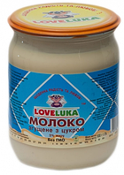 Молоко сгущенное белое 8,5% стекло, 0,53 кг, LoveLuka