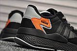 Кросівки Adidas Nite Jogger Black (Адідас Найт Джогер), фото 6