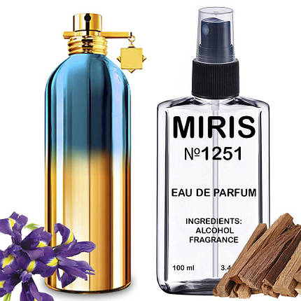 Духи MIRIS №1251 (аромат схожий на Montale Intense So Iris) Унісекс 100 ml, фото 2