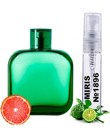 Пробник Духів MIRIS №1896 (аромат схожий на Eau De Lacoste L. 12.12 Vert) Чоловічі 3 ml, фото 2