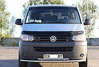 Защита переднего бампера (ус двойной) Volkswagen T5 (Transporter) 2003-2009