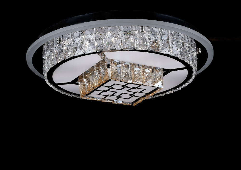 Красива світлодіодна люстра L1709/500/6+4 LED (CH), фото 1