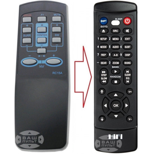 Пульт для EDIFIER RC15A (аналог), фото 1