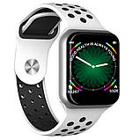 Розумний смарт годинник Lemfo F8 з тонометром (Сріблястий), фото 3