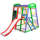 Дитячий різнокольоровий ігровий майданчик з гіркою «Акварелька Plus 3» ТМ Sportbaby, розмір 1.5х1,24х1.32м, фото 2