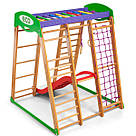 Дитячий різнокольоровий ігровий майданчик з гіркою «Карапуз Plus 1» ТМ Sportbaby, розмір 1.5х1,24х1.32м, фото 2