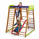 Дитячий різнокольоровий ігровий майданчик з гіркою «Карапуз Plus 1» ТМ Sportbaby, розмір 1.5х1,24х1.32м, фото 4