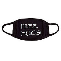 Маска Чорна захисна Безкоштовні обіймашки | Black protective Free hugs