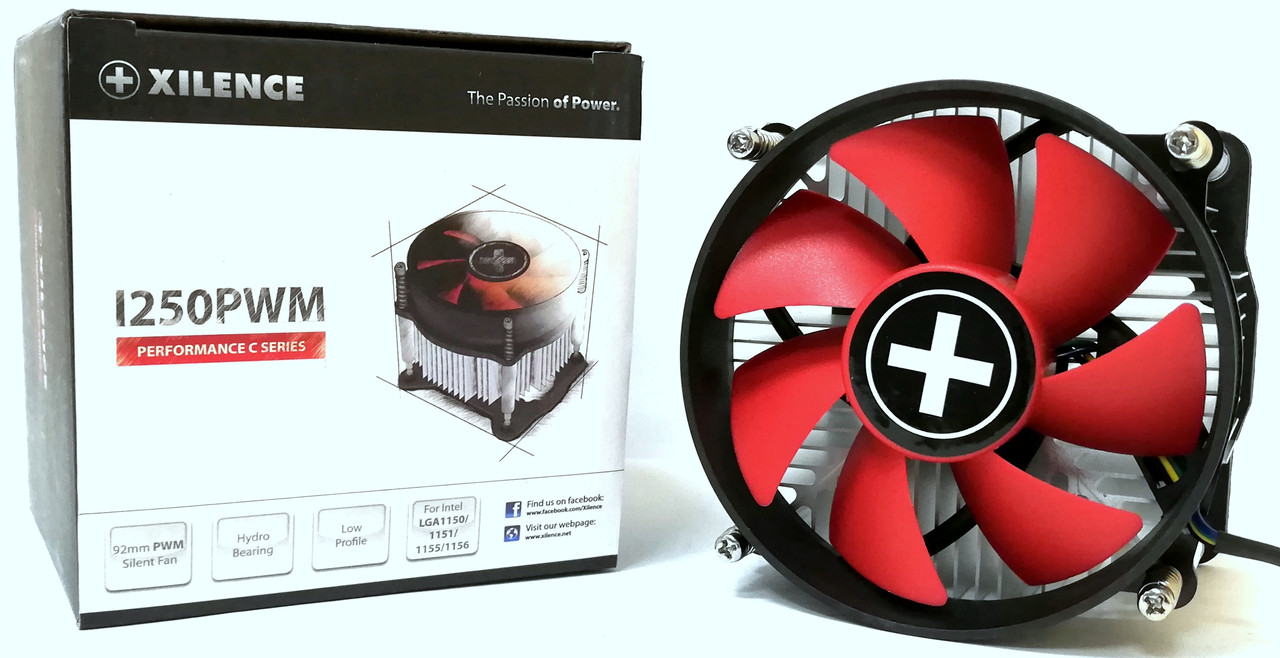Вентилятор для CPU Xilence I250PWM (XC032) 95W TDP 2500RPM 44.25CFM 4-pin для Intel Новый!