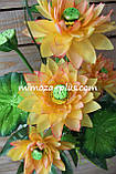 Штучні квіти — Лотос букет, 40 см, фото 4