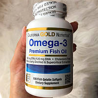 Омега-3 California Gold Nutrition Omega-3 100 caps