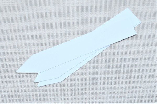 Етикетки PET-R білі 1,6*12см, 500шт