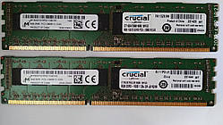 16 gb 2x8gb DDR3 1600 Crucial PC3 12800R REG ECC RAM Серверна пам'ять