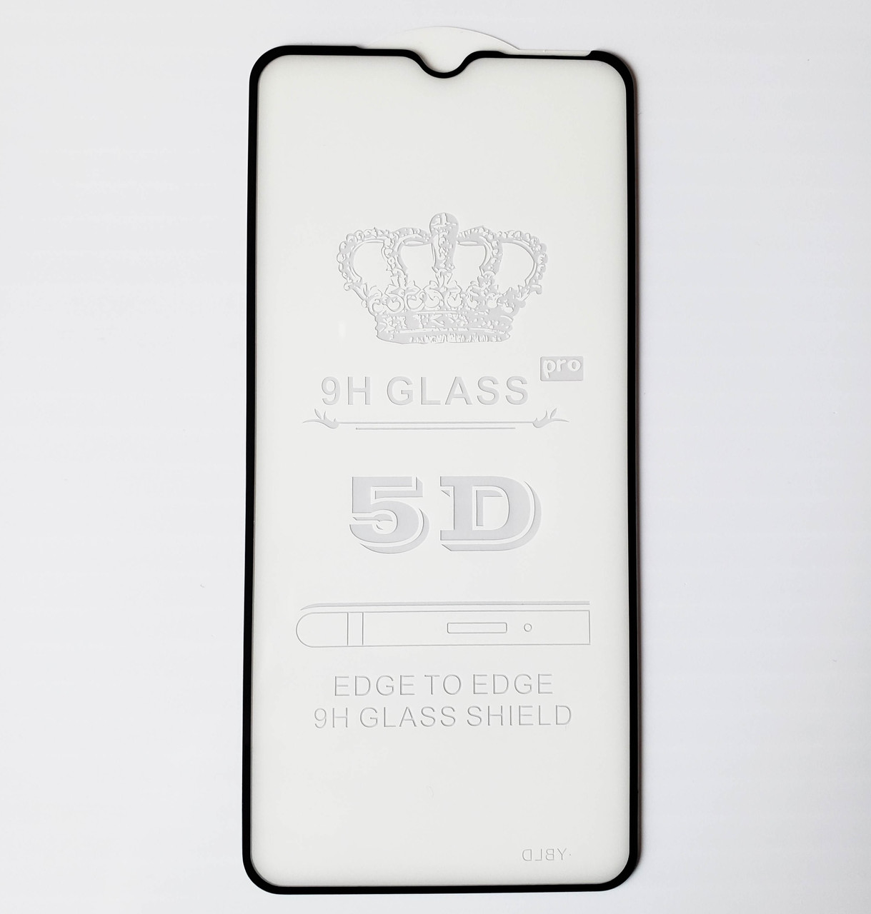 Захисне скло GLS 5D Full Glue для Nokia 2.3 чорне 0,3 мм в упаковці