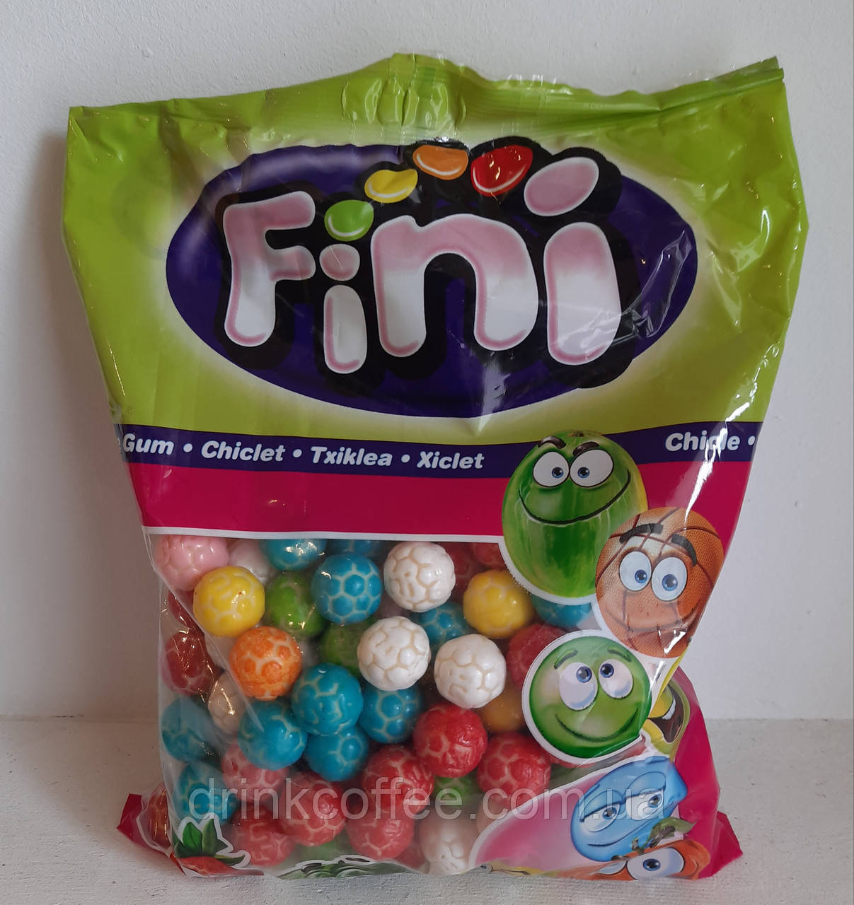 Жувальні цукерки жуйка Fini bubble gum Італія 1kg