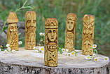 Статуетки скандинавських богів Одін, Фреєя, Тор, Фрігг та Тір. Дерев’яний вівтар зі скандинавських богів, фото 8