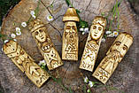 Статуетки скандинавських богів Одін, Фреєя, Тор, Фрігг та Тір. Дерев’яний вівтар зі скандинавських богів, фото 9