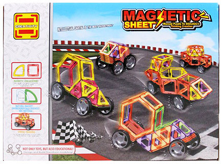 Конструктор mebelime lt3002 магніітний 58 дет., фото 1