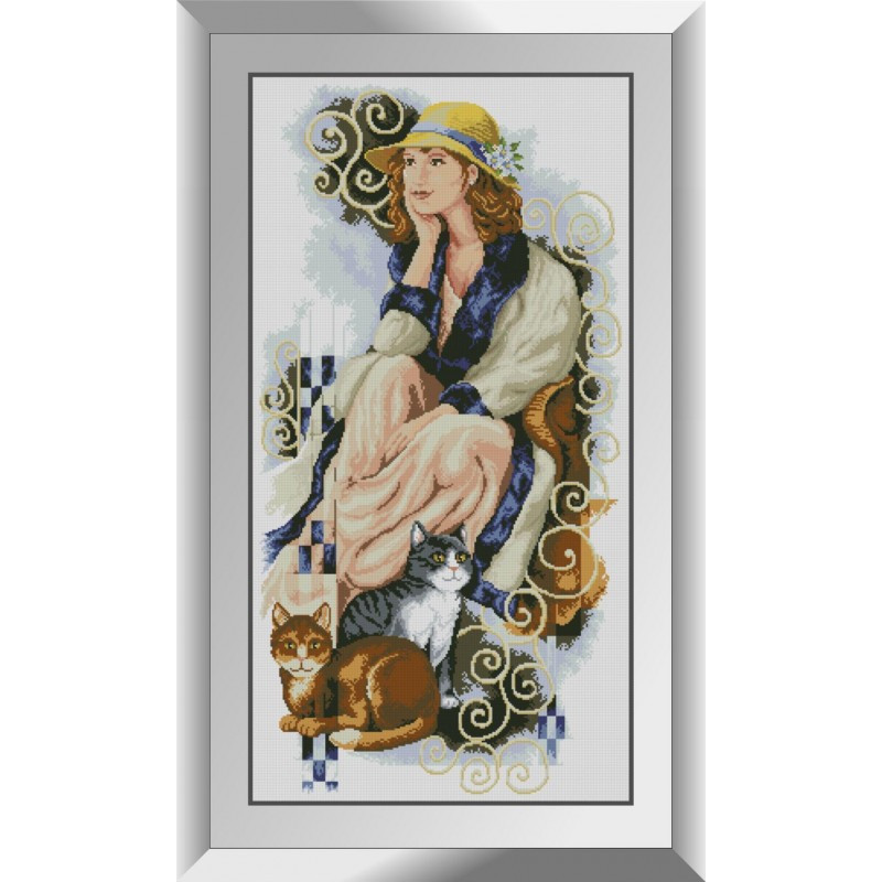 Алмазна мозаїка Поглинена мріями Dream Art 31523 (53 x 102 см), фото 1