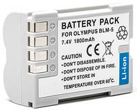 Аккумулятор PS-BLM5 (BLM-1, BLM5) для камер OLYMPUS - E-1, E-3, E-30, E-520, E-300, E-330, E-500, E-510