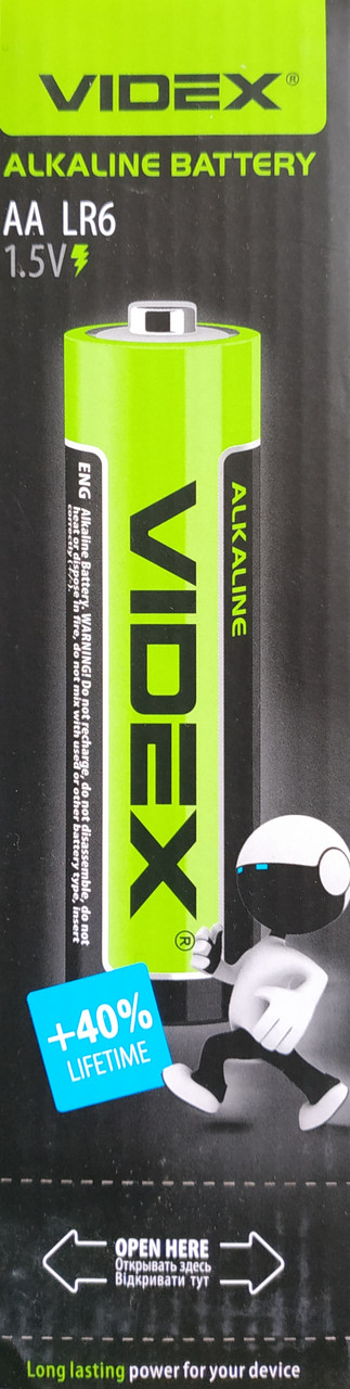 Лужна Батарейка Videx LR6/AA