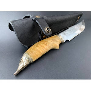 Ніж мисливець Nb Art Щука 22k19 подарунковий ніж для мисливця рибалки в чохлі в нічах