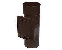 Люк для чистки водосточной системы Бриза (Bryza) 110 мм коричневый