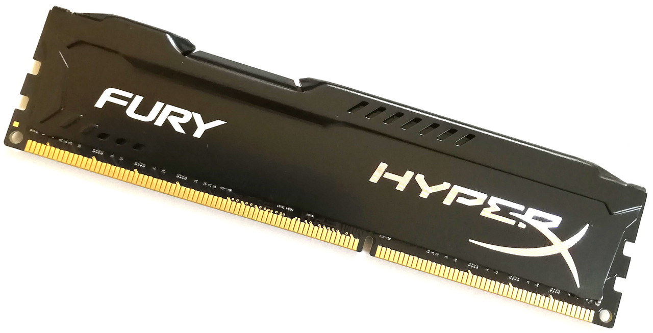Ігрова оперативна пам'ять Kingston HyperX Fury DDR3 8Gb 1600MHz PC3-12800U 2R8 CL10 (HX316C10FB/8) Б/В