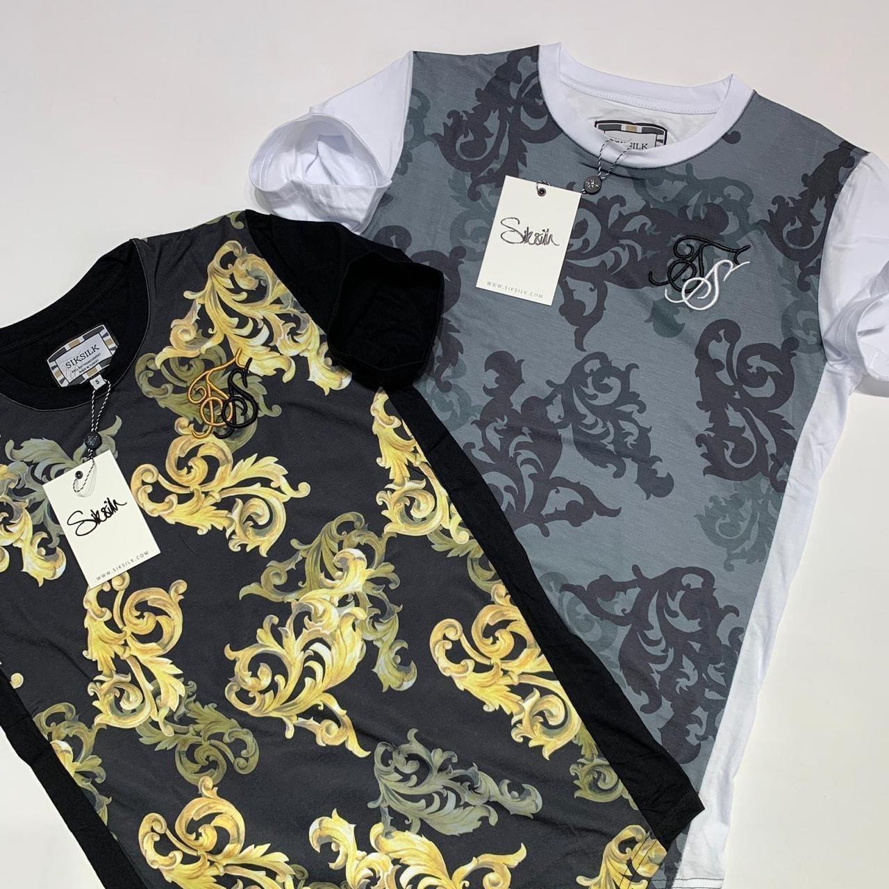 Чоловіча футболка Sik Silk M114 біла