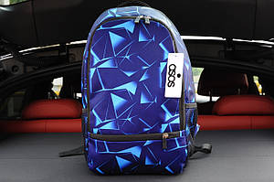 Молодіжний міський рюкзак блакитний з абстрактним принтом асос/Asos