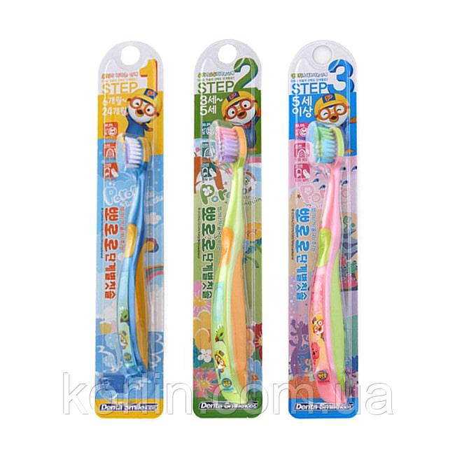 Дитяча Зубна Щітка Pororo Toothbrush Step 2 від 3-х до 5-ти років