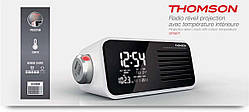 Радіо годинник з проекцією термометром календарем Thomson CP301T, годинник, будильник, електронні годинники