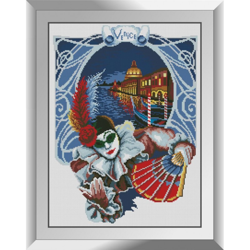 Набір алмазної мозаїки Карнавал у Венеції Dream Art 31519 (41 x 55 см)