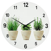 Настінні годинники "Зелень у вазоні" ideen welt, Німеччина