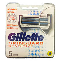 Змінні касети для гоління 5 шт (Original) - Gillette Fusion Skinguard Sensitive