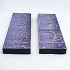 Накладки для рукоятки ножа Мікарта № 92943 фіолетово-бежевий 10х40х130 мм, фото 2