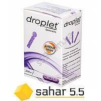 Ланцеты Дроплет 200шт 30G - Droplet Lancets