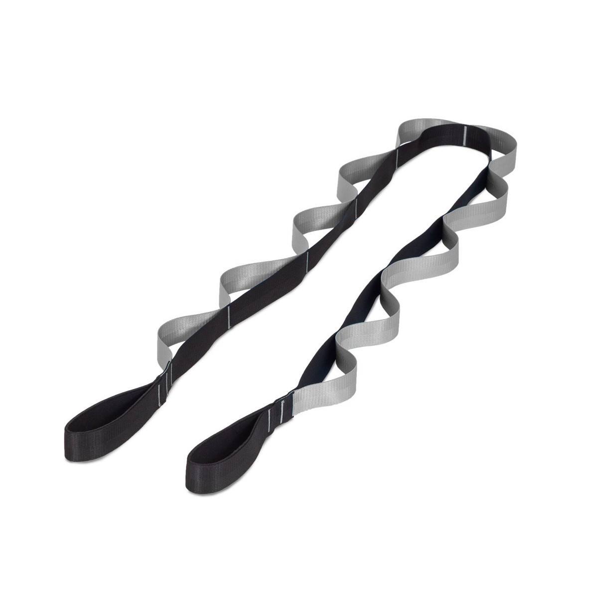 Ремень для стретчинга Prosource Multi-Loop Stretching Strap (PS-2019-black/grey), серый - фото 1 - id-p1165719045