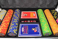 Набір для покеру "Texas Holdem Poker" 300 фішок номіналом, фото 4