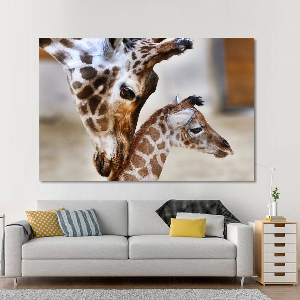 Модульна картина IDEAPRINT "Жирафи", фото 1